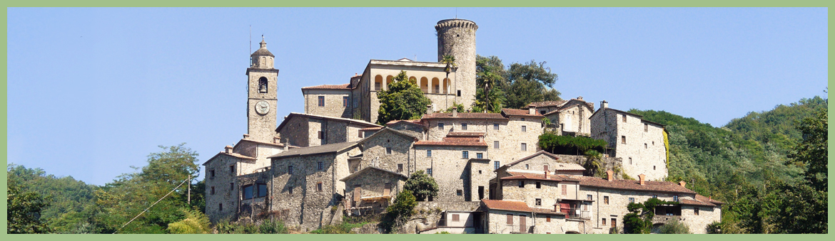 il paese di Bagnone in Lunigiana